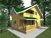 Дом из бруса 6х9 | Строительство домов в Тихвине